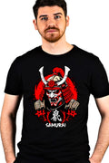 Red Armor — Samurai Graphic T-Shirt