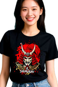 Demon Mask — Samurai Graphic T-Shirt
