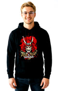 Demon Mask — Samurai Graphic Hoodie