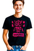 Neon Samurai — Samurai Mask Graphic T-Shirt