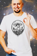 Moonlit Hollow — Fantasy Woodland Graphic T-Shirt