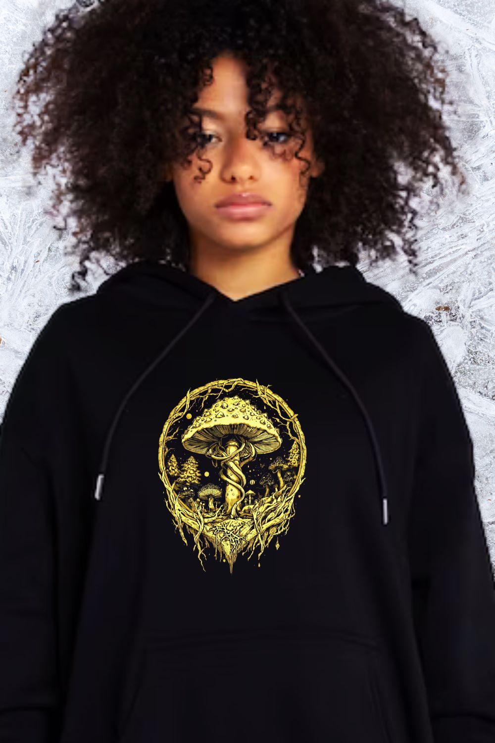 Forest Heart — Fantasy Mushroom Graphic Hoodie