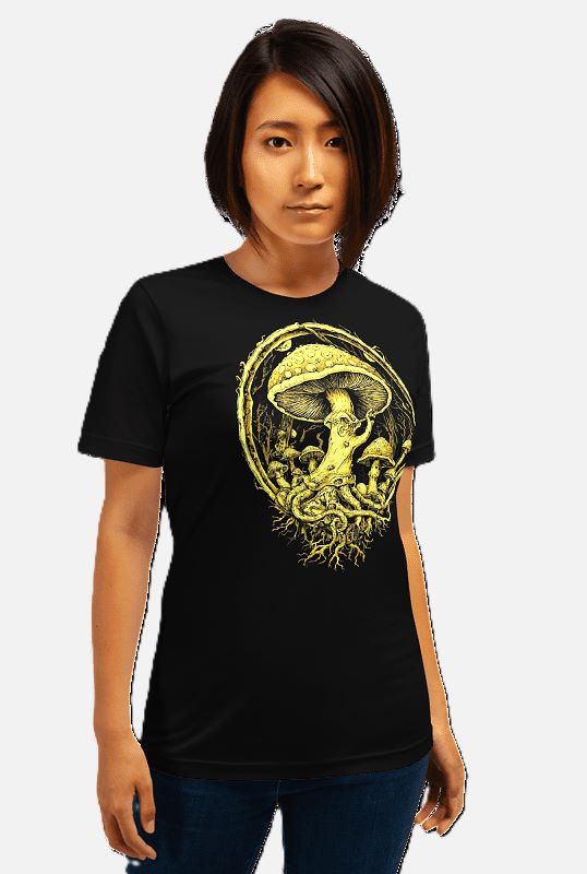 Ancient Grove — Enchanted Mushroom Graphic T-Shirt