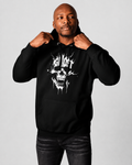 Ghost Typography Premium Gothic Hoodie
